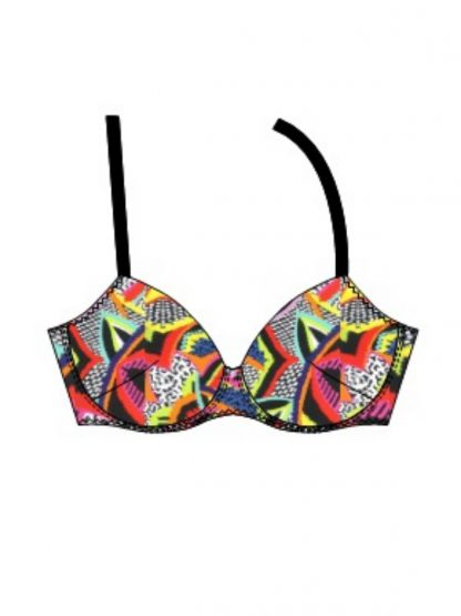 Bikini reggiseno foderato art FBA4051 linea "La Maasai" Antigel