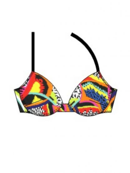 Bikini reggiseno push-up art EBA4351 linea "La Maasai" Antigel