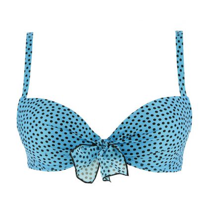 BIKINI RGS PUSH-UP art eba4389 "LA DOLCE RIVA" Antigel colore Riva Bleu