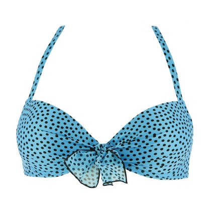 BIKINI RGS PUSH-UP art eba4389 "LA DOLCE RIVA" Antigel colore Riva Bleu