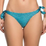 BIKINI SLIP BASSO/BRASILIANO CON FIOCCHI art eba0189 "LA DOLCE RIVA" Antigel colore Riva Bleu