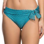 BIKINI SLIP ALTO art fba0289 "LA DOLCE RIVA" Antigel colore Riva Bleu