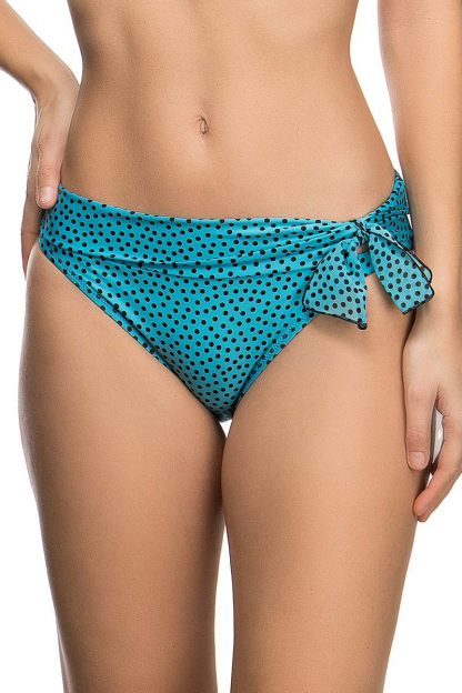 BIKINI SLIP ALTO art fba0289 "LA DOLCE RIVA" Antigel colore Riva Bleu